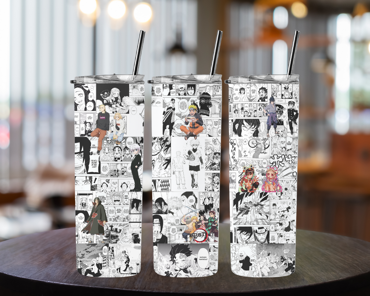 Anime Collage Tumblers # 1 - Zoe & Finn's Creations 