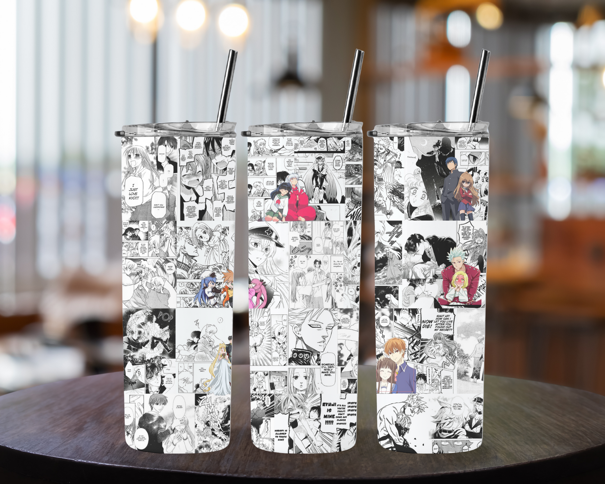 Anime Collage Tumblers # 1 - Zoe & Finn's Creations 