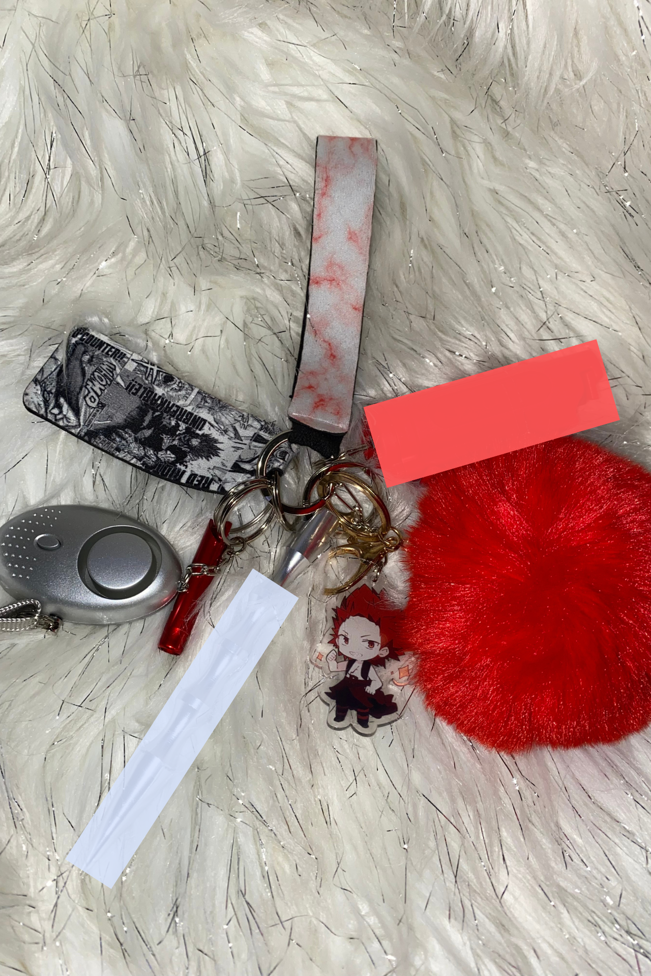 Safety Keychain Kirishima - Zoe & Finn's Creations 