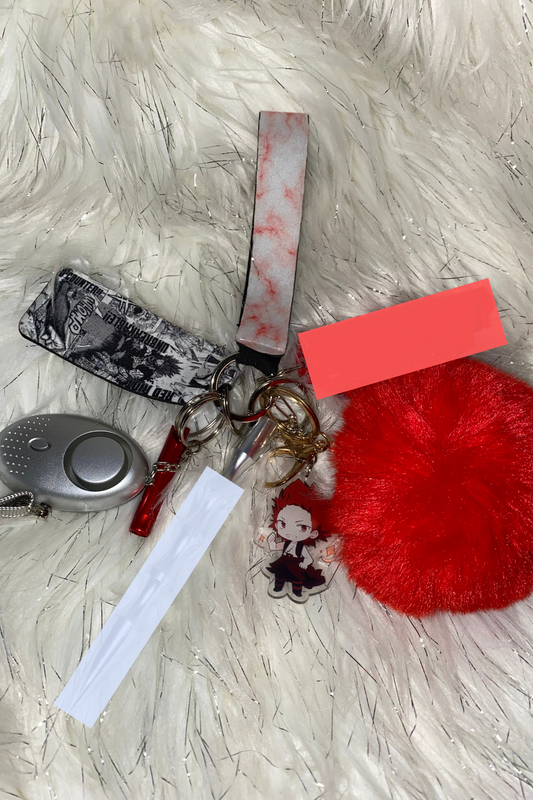 Safety Keychain Kirishima - Zoe & Finn's Creations 