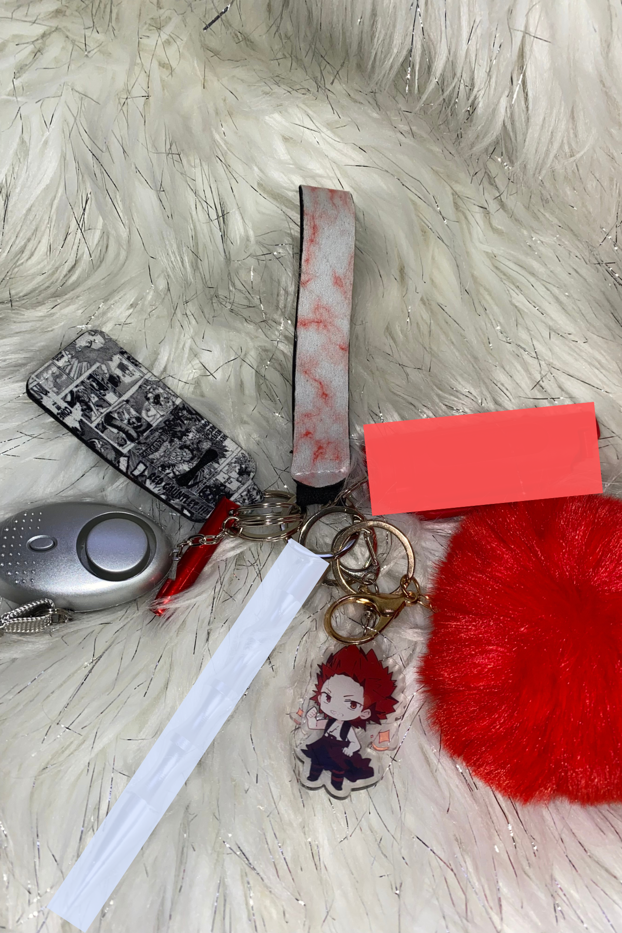 Safety Keychain Kirishima - Zoe & Finn's Creations 