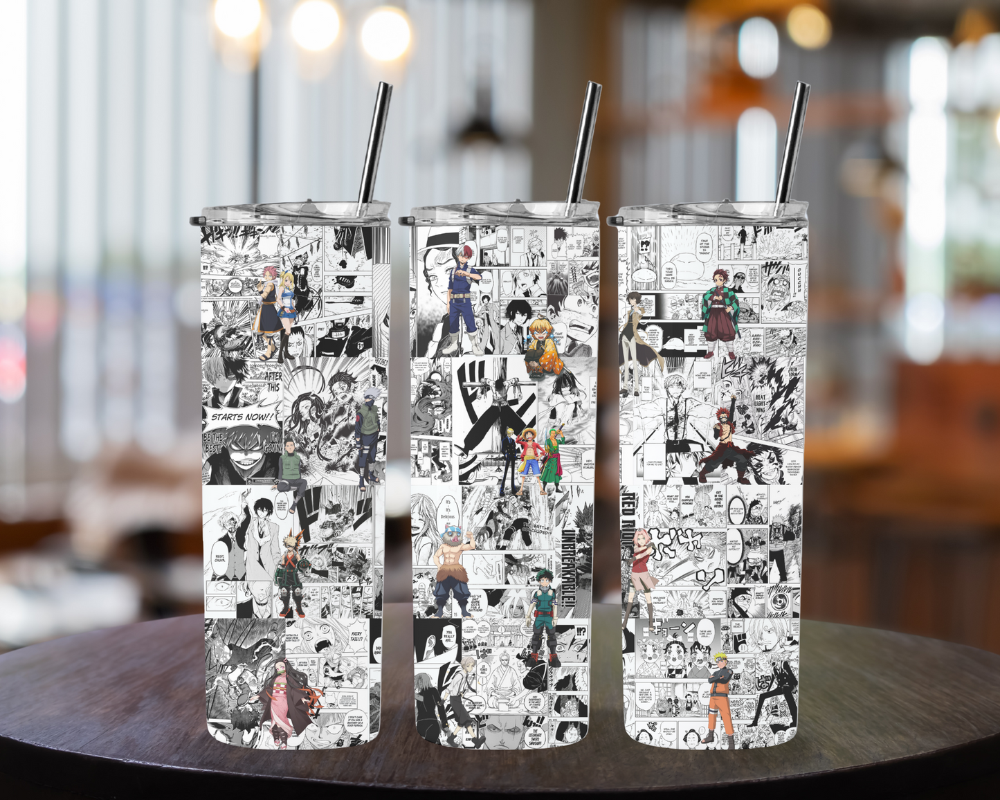 Anime Collage Tumblers # 1 - Zoe & Finn's Creations 