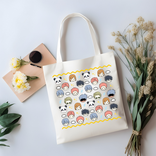 Chibi Head Gang #2| Tote Bag