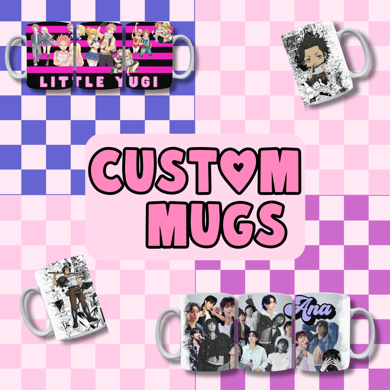 Custom Mugs - Zoe & Finn's Creations 