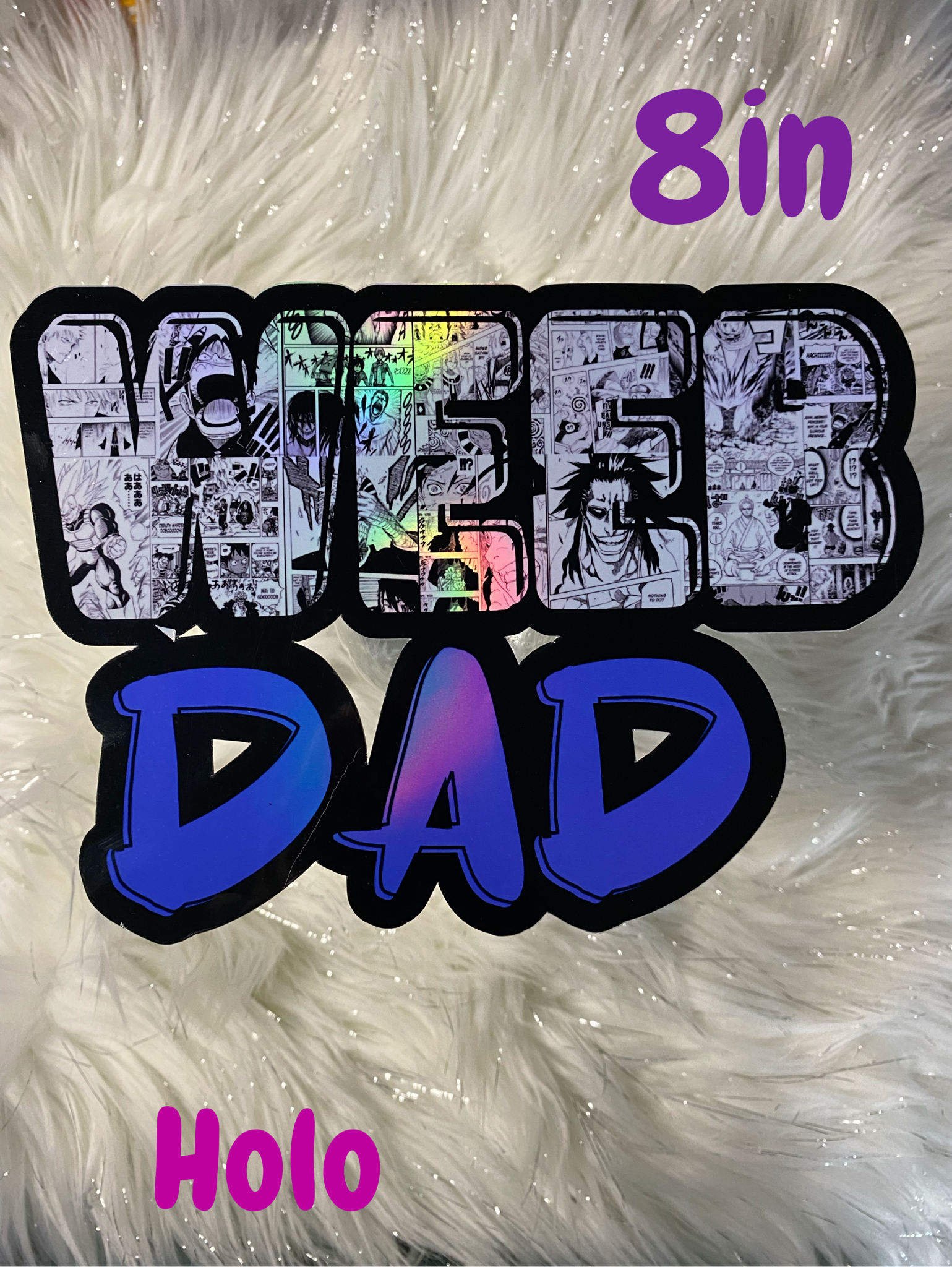 Weeb Mom & Dad Stickers - Zoe & Finn's Creations 