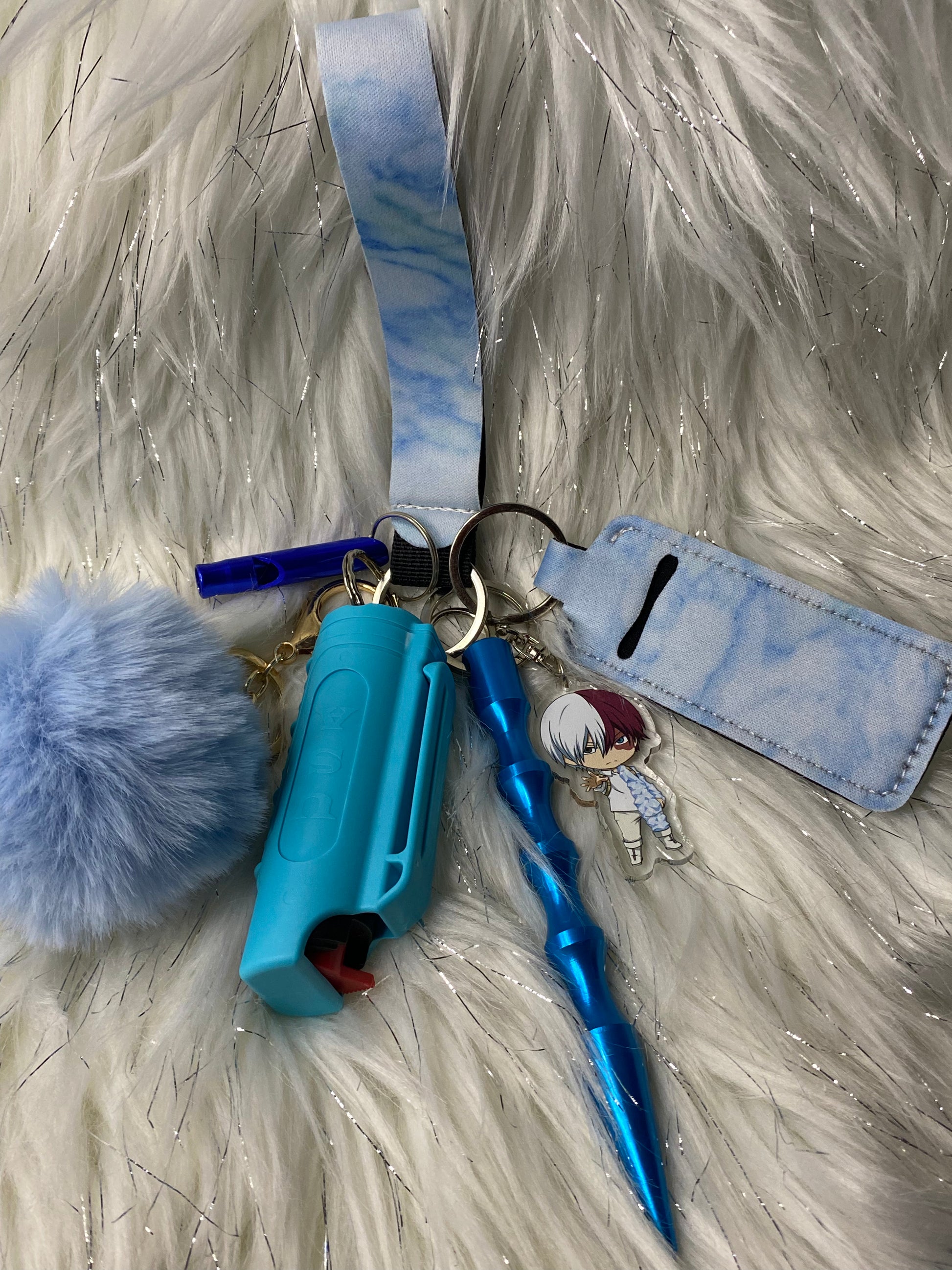 Safety Keychain Todoroki - Zoe & Finn's Creations 